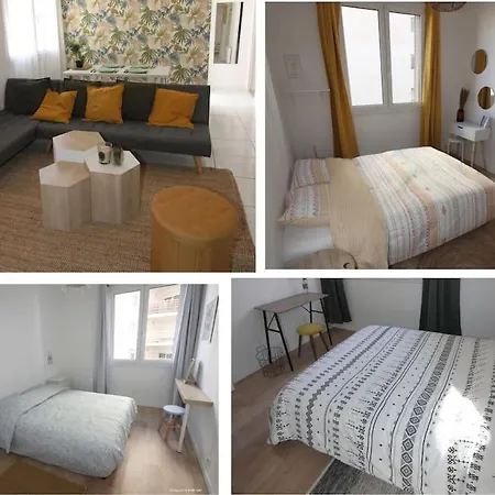 Bienvenue A Toulon# 3 Chambres# Wifi# Golden Nest Apartament Tulon